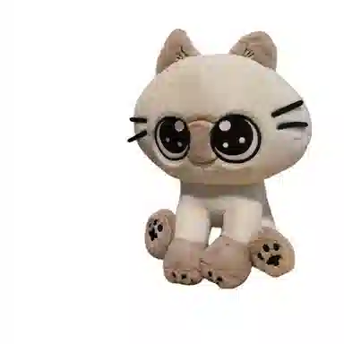 狐狸仙 猫小豆泥之小呆泥 可爱呆萌猫咪 玩偶 毛绒公仔