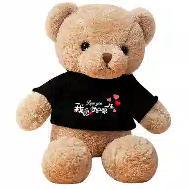 馨贝轩 特大号泰迪熊 定制卫衣熊 抱抱熊 蜜桃绒 夹腿睡觉娃娃 玩偶 毛绒公仔