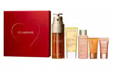 娇韵诗 黄金双萃精华限定礼盒护肤套装 补水 五件套