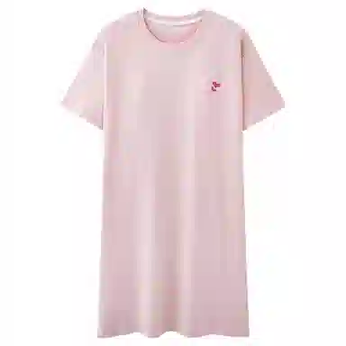 欧迪芬 薄款舒适亲肤休闲短袖睡裙 女款