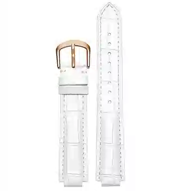 港爵适用卡地亚蓝气球表带真皮男女同款凸口牛皮表链针扣款男手表带女配件手表表带