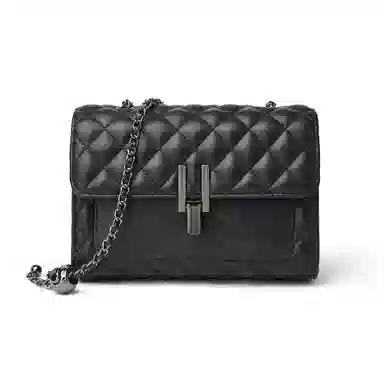 Red Dragonfly Quilted Leather Bag