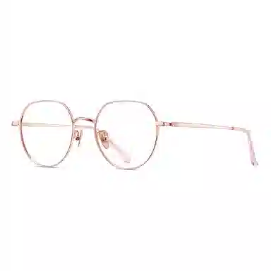 【联系客服可配度数】 苍木优品 超轻纯钛近视眼镜框配全钛多边形钛合金眼睛镜架 β钛 椭圆形 光学镜架 男女同款情侣款