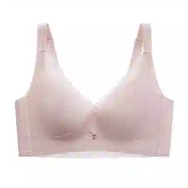 芬腾 大胸显小蕾丝薄杯透气无钢圈聚拢防下垂调整型上托文胸 女款