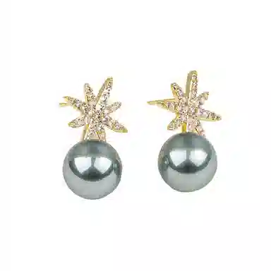 卡铂雅 简约设计轻奢高级感气质 合金 耳环 女款