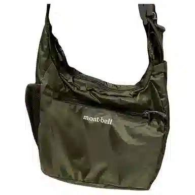 MONTBELL Nylon Shoulder Bag Small Khaki