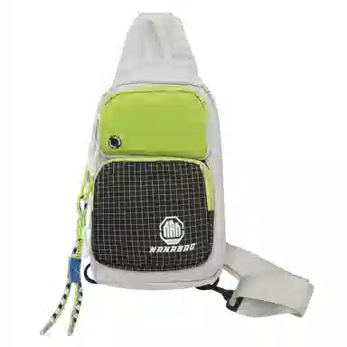 醇龙  斜挎包时尚胸包男女通用尼龙单肩包休闲外出旅游小背包运动包 多色