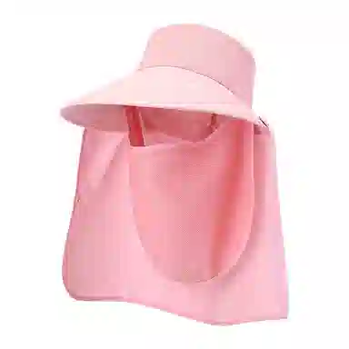 浪莎 防紫外线遮阳钓鱼采茶登山户外骑车全面防护可拆卸 聚酯纤维 防晒帽 女款