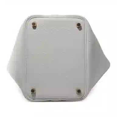 HERMES Picotin Lock 18 Clemence 0U New White