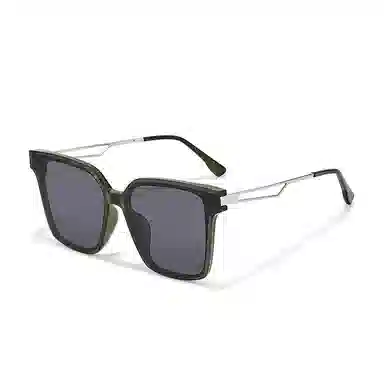 佐川 时髦 高清防紫外线拍照好看显脸小 方形 太阳眼镜 男女同款情侣款 礼盒装