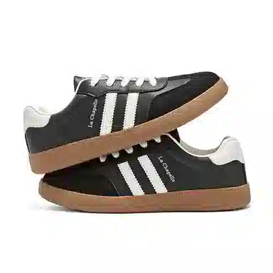 拉夏贝尔 合成革 时尚舒适 简约百搭 防滑耐磨 低帮 板鞋 女款