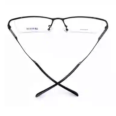 【联系客服可配度数】 康视顿 商务个性眉框 β钛 长方形 光学镜架 男款
