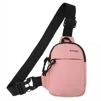 醇龙 休闲轻便简约 牛津纺 胸包 常规 男女同款情侣款 黑/白/蓝/粉/绿