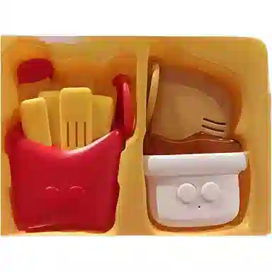 麦当劳 薯条鸡块对酱机 对讲机 一组 六一 儿童玩具