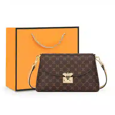 Mashalanti Elegant Bee Print Shoulder Bag