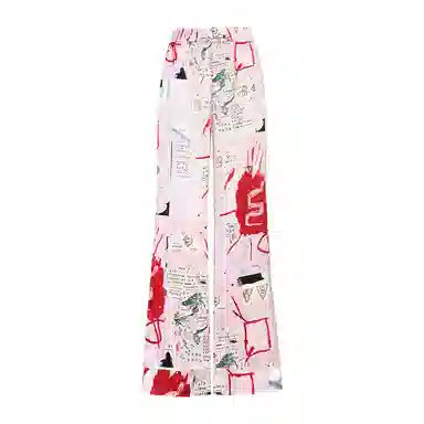 SILKY MIRACLE x BASQUIAT SS24 Pink Pajama Set