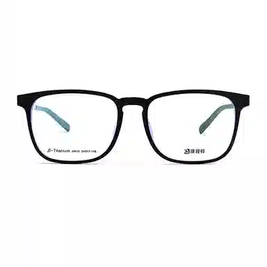【联系客服可配度数】 康视顿 休闲商务近视眼镜框 β钛 方形 光学镜架 男款 可选蔡司依视路凯米明月镜片