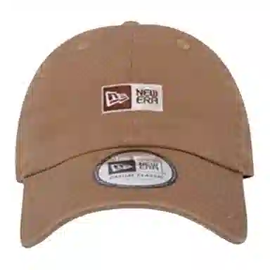 New Era Logo Embroidered Cap Brown