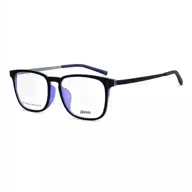 【联系客服可配度数】 康视顿 休闲商务近视眼镜框 β钛 方形 光学镜架 男款 可选蔡司依视路凯米明月镜片