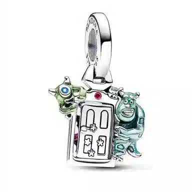 Pandora Cartoon Enamel Pendant Silver