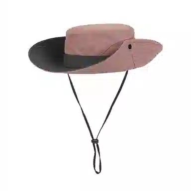 匹克 户外防晒登山运动通风透气可折叠轻盈 大帽檐拼色 聚酯纤维 渔夫帽 男女同款情侣款