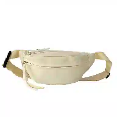 醇龙 运动潮流纯色 尼龙 单肩包腰包小挎包斜挎包胸包 男女同款情侣款 黄/绿/白/黑/粉