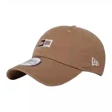 New Era Logo Embroidered Cap Brown