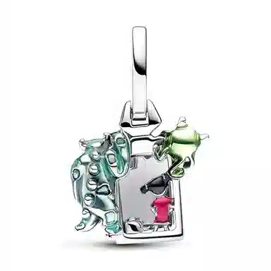 Pandora Cartoon Enamel Pendant Silver