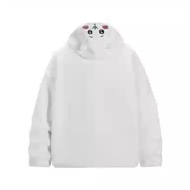 KAKAZZY White Bear Fleece Hoodie