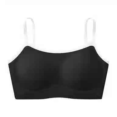 素肌良品 纯色背心式裸感无痕无钢圈软支撑文胸 女款