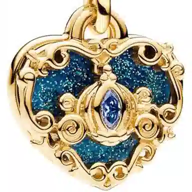 Pandora Heart Pendant Gold