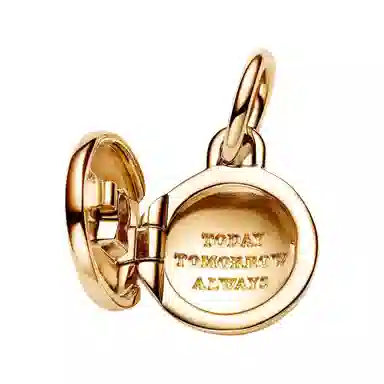 Pandora Letter Pendant 14K Gold