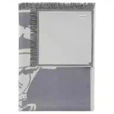 Burberry Embroidered Logo Scarf Brown