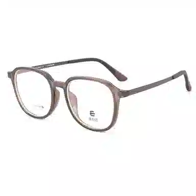 【联系客服可配度数】 康视顿 时尚潮流近视眼镜框 β钛 方形 光学镜架 男女同款情侣款 可选蔡司依视路明月凯米镜片