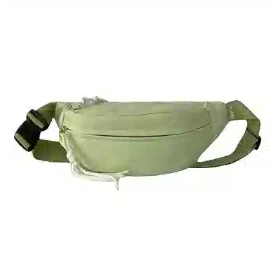 醇龙 运动潮流纯色 尼龙 单肩包腰包小挎包斜挎包胸包 男女同款情侣款 黄/绿/白/黑/粉