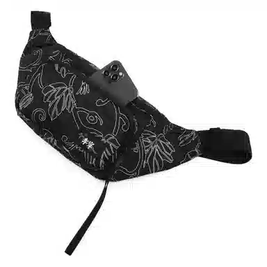 LiNing China Culture Series Crossbody Bag Black