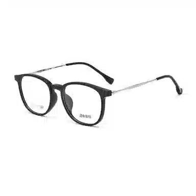 【联系客服可配度数】 康视顿 冷茶色近视素颜 板材镜架β钛 方形 光学镜架 男女同款情侣款