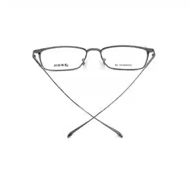 【联系客服可配度数】 康视顿 复古超轻近视眼镜框全框 板材镜架纯钛β钛 方形 光学镜架 男款 可选依视路蔡司明月凯米镜片