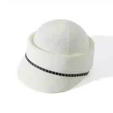 浪莎 显脸小减龄圆顶草编出游防晒遮阳 锦纶 草帽 女款