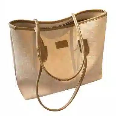 Ainito Woven Tote Bag Black/Khaki