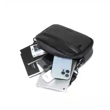 SEPTWOLVES Classic Crossbody Bag Black