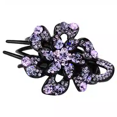 左欧 三齿头花盘 发夹 女款