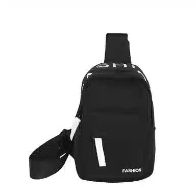 玩物文创 时尚百搭可爱包  尼龙 斜挎包 常规 男女同款情侣款 蓝色/白色/黑色