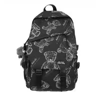 醇龙 大容量简约 尼龙 男女通用 双肩包 多色