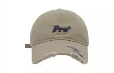 美式街头风格帽 破洞做旧立体字母刺绣时尚潮流大头围显脸小户外运动遮阳帽 棉 鸭舌帽 男女同款情侣款