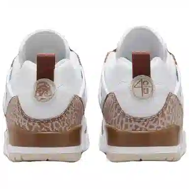 Jordan Spizike Low White Brown Pink