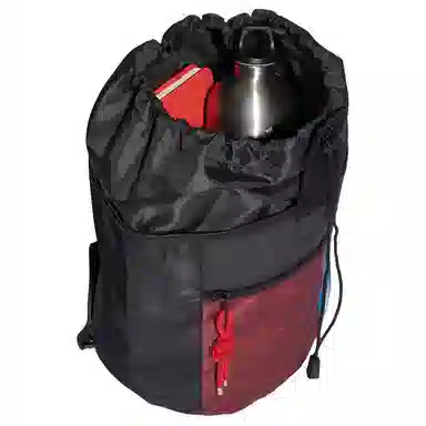 adidas Trefoil Bucket Backpack Black Red Blue