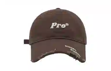 美式街头风格帽 破洞做旧立体字母刺绣时尚潮流大头围显脸小户外运动遮阳帽 棉 鸭舌帽 男女同款情侣款