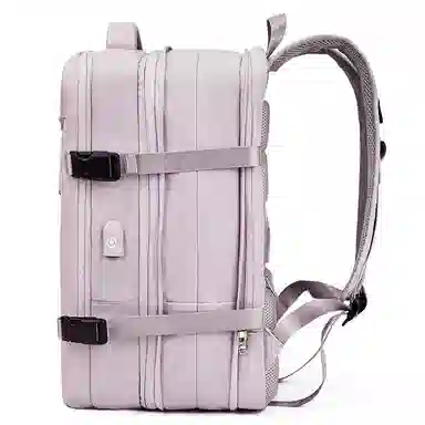 轻骑者 时尚休闲多功能短途旅游出差户外露营防泼水干湿分离可扩容 织物 旅行包电脑包书包背包双肩包 常规 男女同款情侣款 多色