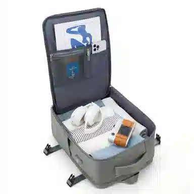 轻骑者 时尚休闲多功能短途旅游出差户外露营防泼水干湿分离可扩容 织物 旅行包电脑包书包背包双肩包 常规 男女同款情侣款 多色